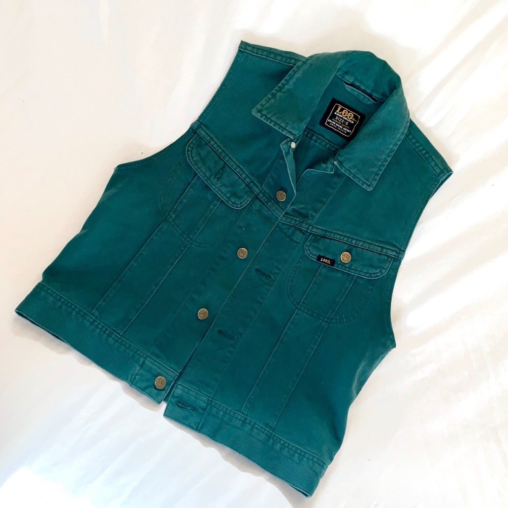 Vintage denim vest
